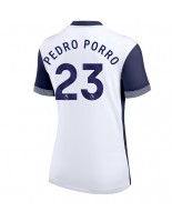 Tottenham Hotspur Pedro Porro #23 Domácí Dres pro Dámské 2024-25 Krátký Rukáv